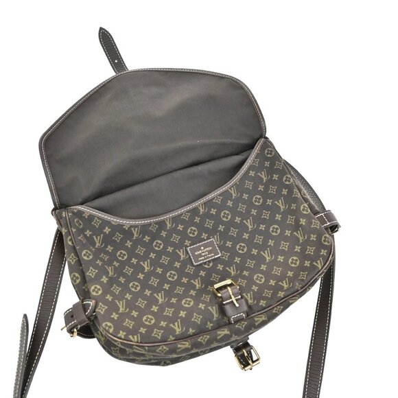 LOUIS VUITTON Saumur 30 Shoulder Bag Monogram Mini Lin Canvas BN M95227 73FB911 - Picture 10 of 16